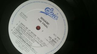 RECORD VINYL LP ALBUMS WHAM THE FINAL POP/PROG ROCK 70 ' s 80 ' S 4