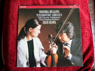 Philips 4168211 Mullova/ozawa/tchaikovsky/sibelious/violin Ctos/rare Audiophile