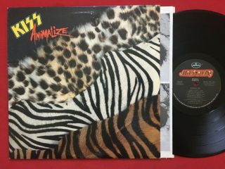 Kiss Animalize Lp (1984) Rca Club Edition R 163480 Mercury 422 - 822 495 - 1 M1
