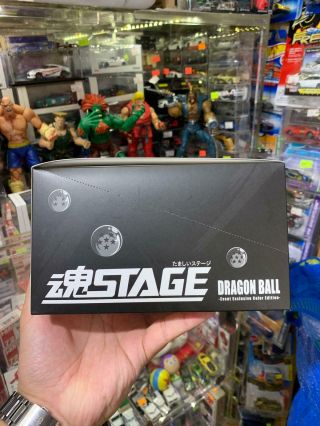 Set of 7 Bandai S.  H.  Figuarts Stage Dragon Ball Star Stands HK Exclusive SDCC 2