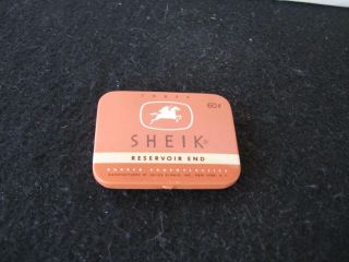 Vintage Sheik Reservoir End Condom Tin 4