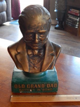 Old Grand Dad Head Of The Bourbon Family (frankfort,  Ky) Promotional Bust