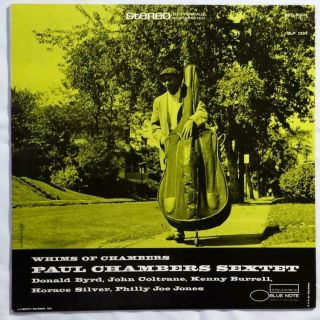 Paul Chambers Whims Of Chambers John Coltrane Blue Note Lp Vg,