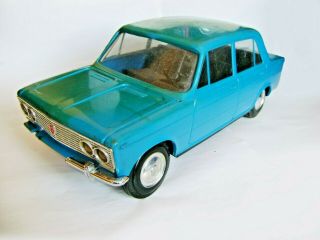 Very Rare Plastic Model Vaz 2103 Zhiguli Remake Fiat 125 (ussr) 1/10