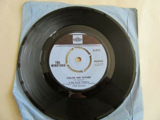 7 " Vinyl Single - The Winstons - (colour) Color Him Father