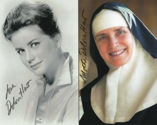 Dolores Hart Hand Signed 8x10 Photo Lovely Actress Turned Nun Signed Twice