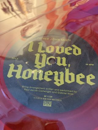 Father John Misty I Love You,  Honeybee Vinyl EP Single RSD 2015 Record Store Day 3