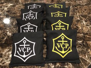 Vcp Veuve Clicquot Signature Corn Hole Bags - Set Of 8 Rare,  Impossible To Find