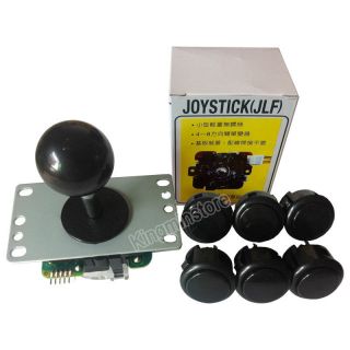 Sanwa Jlf - Tp - 8yt Joystick With 6 Obsf - 30 Buttons Kit For Arcade Jamma