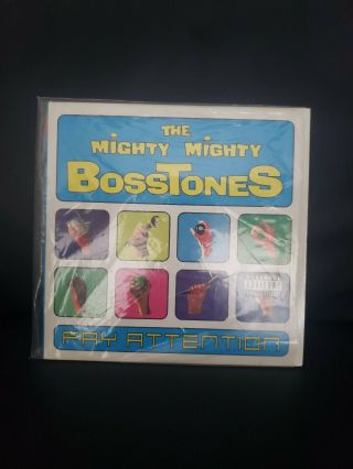 The Mighty Might Bosstones Pay Attention (vg, ) Blue Green Vinyl Lp Record