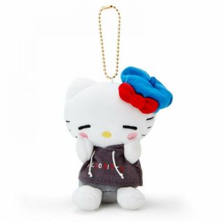 Sanrio Hello Kitty Mini Plush Doll Toy Mascot Holder Cheeks From Japan F/s