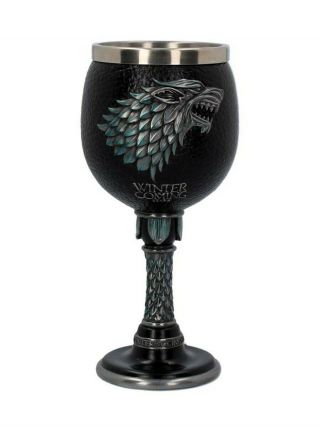 Game Of Thrones Goblet Winter Is Coming Black