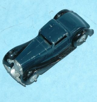 Dinky Toys Meccano England 36b Bentley Coupe 1947 Older Restoration Dark Blue