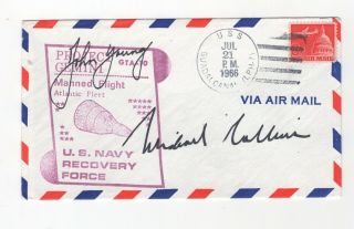 Usa,  Gemini X,  Recovery Cover Signed By Two Astronauts,  Young & Collins (6141bo
