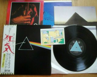 Pink Floyd - Dark Side Of The Moon - 1st Japan Lp,  Obi/book/posters/card - Eop - 80778