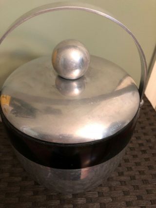 Kromex Enduringly Ice Bucket Aluminum Retro Mid Century Vintage 3