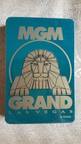 Mgm Grand Las Vegas Casino Collectible Playing Cards Still In Plastic