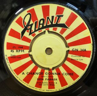Ken Parker A Change Gonna Come / Jumping With Val Uk Giant 7 " Gn34 Clip