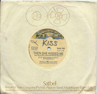 Kiss South Africa 45 Then She Kissed Me / Shock Me