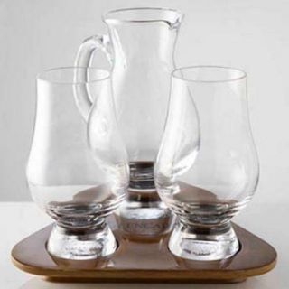 Glencairn Whisky Glass Tasting Set,  Water Jug And Tray.  Made In Scotland