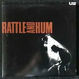 U2 Rattle And Hum Double Album Lp Island Records 1988 1st Press - Ex,  /nm Vinyl
