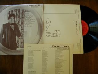 Leonard Cohen Lp - The Best Of - In Shrink - Insert - Columbia 34077 - 1975