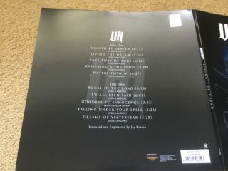 Uriah Heep “Living The Dream” 2018 U.  K.  Signed White vinyl Lp Pledgemusic 1/100 3