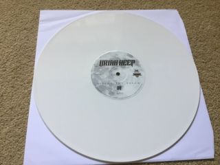 Uriah Heep “Living The Dream” 2018 U.  K.  Signed White vinyl Lp Pledgemusic 1/100 7