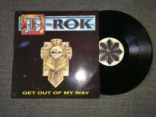 D - Rok Get Out Of My Way 1991 Warhammer Vinyl Record Brian May Metal Rock Queen