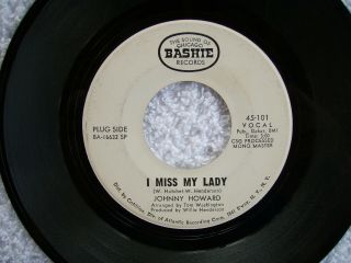 Johnny Howard I Miss My Lady The Chase Is On Promo Northern Soul Vg,