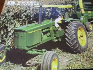 John Deere 2520 - 3020 - 4000 - 4020 - 4320 - 4620 - 6030 Hi - Crop Tractors Sales Brochure