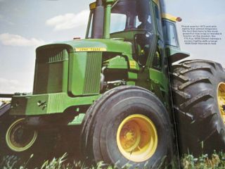 John Deere 2520 - 3020 - 4000 - 4020 - 4320 - 4620 - 6030 Hi - Crop Tractors Sales Brochure 2