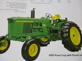 John Deere 2520 - 3020 - 4000 - 4020 - 4320 - 4620 - 6030 Hi - Crop Tractors Sales Brochure 5