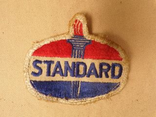 Rare Vintage American Standard Amoco Oil Gas Gasoline Uniform Hat Jacket Patch