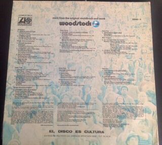 WOODSTOCK Music From The Soundtrack 3 LP SET 3