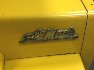 1960 ' s Buddy L Heavy Duty Mack Dump Truck Pressed Steel Toy,  For Resto,  NR 8