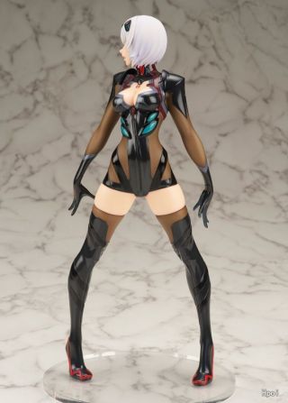 Neon Genesis Evangelion Rei Ayanami PVC Figure Model Black No Box 2