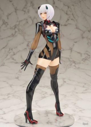 Neon Genesis Evangelion Rei Ayanami PVC Figure Model Black No Box 3