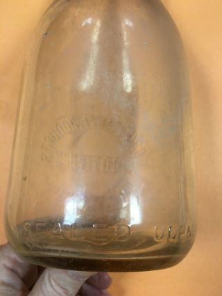 Old Coble Dairy Lexington,  NC Embossed Quart Milk Bottle 4