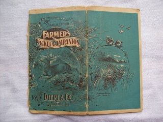 Rare,  Antique 1895 Deere & Co Farmer 