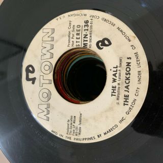 The Jackson 5 45 Rpm Philippines 7 " The Wall