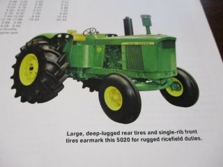 John Deere 3020 - 4020 - 4320 - 4620 - 5020 - 7020 Tractors Sales Brochure 1970 6