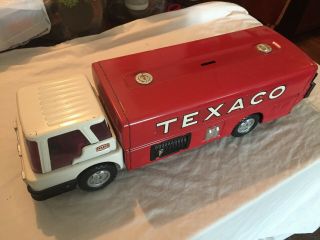 Vintage 1960s Park Plastics Texaco Tanker Toy Truck Huge 23 " Gasoline