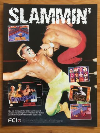 Brawl Wrestling Snes 1990 