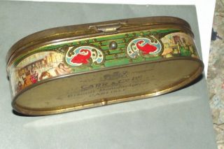 RARE White Star Line ROYAL MAIL STEAMERs Carr & Co Ltd Carlisle Biscuit Tin 5