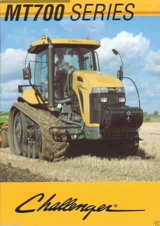 Farm Tractor Brochure - Challenger - Mt 735 745 755 765 - 2002 (fb929)