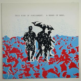 This Kind Of Punishment " A Beard Of Bees " Post - Punk Indie Lp Ajax W/ Insert