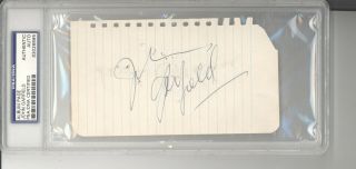 John Garfield Auto Autograph Psa Dna Cut Signature Actor Louis Calhern On Back