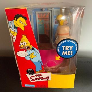 The Simpsons NUCLEAR POWER PLANT Interactive Environment w/RADIOACTIVE HOMER 4