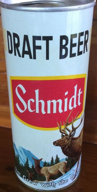 Schmidt Draft 16oz Pull Ss Schmidt Flat Top Beer Can